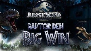 BIG WIN on Jurassic World - Raptor Den Feature - Microgaming Slot - 1,20€ BET!
