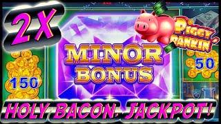 HIGH LIMIT Lock It Link Piggy Bankin' MASSIVE HANDPAY JACKPOT ⋆ Slots ⋆$50 Bonus Rounds Slot Machine
