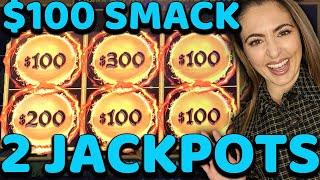 $100/BET CHALLENGE! 2 HANDPAY JACKPOTS on Dragon Link!