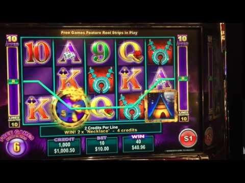 Indian Gold Bonus $10 Bet High Limits not big win only 16x ** SLOT LOVER **