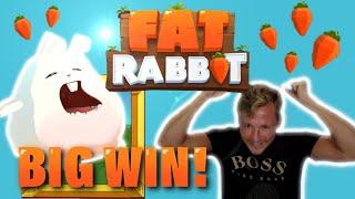 HUGE WIN! FAT RABBIT BIG WIN - CASINO Slot from CasinoDaddys LIVE STREAM (OLD WIN)