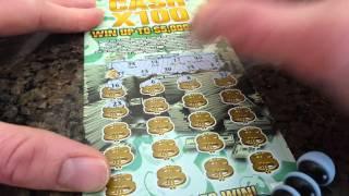 CASH X100 $20 NEW YORK LOTTERY SCRATCH OFF, TOP PRIZE IS $5,000,000