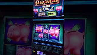 ⋆ Slots ⋆ $250 Max Bet Lock It Link Piggy Bankin Bonus #SHORTS