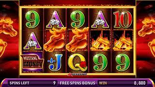 MUSTANG MONEY 2 Video Slot Casino Game with a MUSTANG MONEY FREE SPIN BONUS