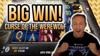 BIG WIN! CURSE OF THE WEREWOLF BIG WIN -  Online Slots from Casinodaddy LIVE STREAM
