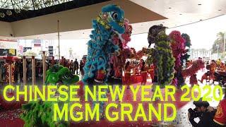 2020 Chinese New Year Lion & Dragon Dance MGM Grand Las Vegas