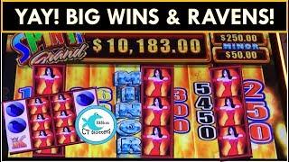 YAY! •SMOKIN' HOT WINS & RAVENS!! Spin it Grand, Wonder 4 Jackpots Slot Machines!!!•