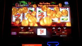 Chameleon 7's slot bonus win at Parx Casino