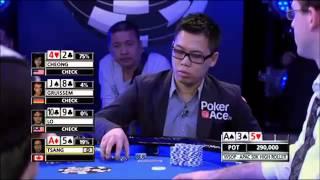 FLOPPING STRAIGHT | Joseph Cheong - High Roller WSOP Asia Pacific 2013