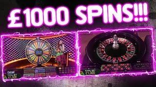 Live Casino Games Session!! £1,000 Spins!!