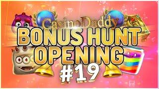 €12000 Bonus Hunt - Casino Bonus opening from Casinodaddy LIVE Stream #19