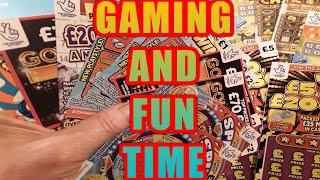 SCRATCHCARD GAMING AND FUN TIME"LIVE"..VIEWERS WELCOME