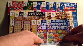 Scratchcards..JEWEL'S.Scratchcards.SANTA..and more....Me & Piggy been shopping...