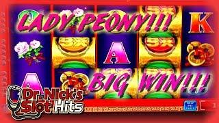 **BIG WIN BONUS!!!** Lady Peony Slot Machine