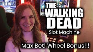 Walking Dead Original Slot Machine! Wheel Bonus!!!