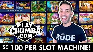 ⋆ Slots ⋆ LIVE - $100 on EACH SLOT -  PlayChumba Casino with BCSlots #ad