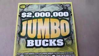 Jumbo Bucks - $10 Illinois #Lottery Scratch Off Ticket @IllinoisLottery