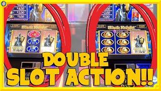 DOUBLE SLOT ACTION with BLACK KNIGHT! ⋆ Slots ⋆