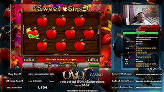 Big Win From Sweet Sins Slot At OVO Casino!!