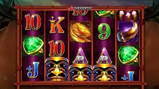 TOTEM TREASURES Video Slot Casino Game with a TOTEM TREASURE FREE SPIN BONUS