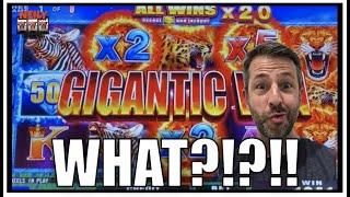 I SCORED A GIGANTIC WIN ON A SLOT MACHINE I'VE NEVER PLAYED BEFORE! AFRICAN BLAZE!