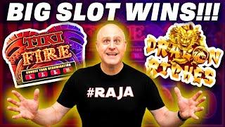 ★ Slots ★ BIG SLOT WINS ★ Slots ★ MULTIPLE Wins on Dragon’s Riches & Tiki Fire Slots