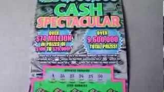 $10 Cash Spectacular Instant Lottery Ticket Scratchcard