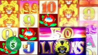50 Lions 95% payback slot machine