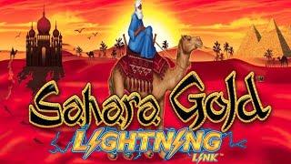 High Limit Sahara Gold Lightning Link Slot Machine Bonus & Live Play | SE-4 | EP-14
