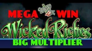 OZ WICKED RICHES (WMS)  NICE MEGA WIN