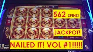 NAILED IT! VOL#1 JACKPOT HANDPAY 1ST OF 2018! INSANE 562 FREE SPINS! • slotmanjack