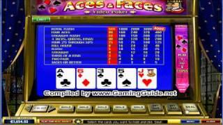 Europa Casino Aces and Faces Video Slots