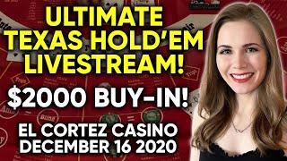 ANOTHER EPIC COMEBACK! UNBELIEVABLE!! LIVE: Ultimate Texas Hold’em!! $2000 Buy-in!