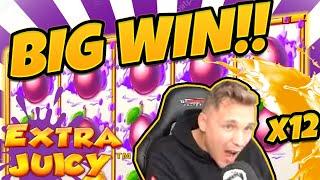 HUGE WIN!!! Extra Juicy BIG WIN - Casino games from CasinoDaddy (Free spins)