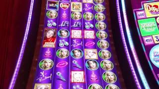 Aristocrat Britney Spears Slot Machine bonus Round OOPS! BOnus