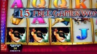 Masked Ball Nights - Xtra Reward 45 Spins - 2c Konami Video Slots