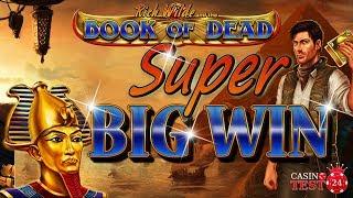 SUPER BIG WIN on Book of Dead - Play'n Go Slot - 1,60€ BET!