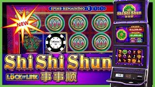 •️NEW SLOTS Lock It Link Shi Shi Shun $25 SPIN BONUS ROUND & Buffalo Gold Revolution