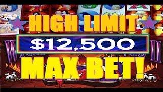 •$12,500 MAX BET! Video Slot Machine Jackpot Handpay Wicked Winnings Aristocrat, WMS | SiX Slot • Si
