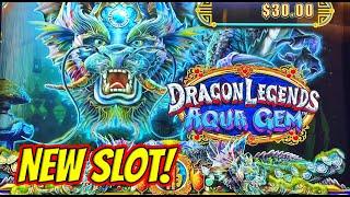 NEW SLOT! Great Session on Dragon Legends Aqua Gem