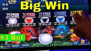 5 Dragons Slot Machine Bonus BIG Win !!! Live PLay