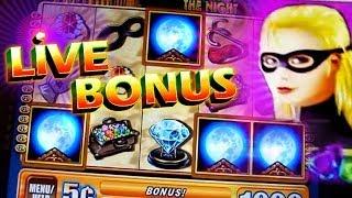Live Bonuses!!! Jewels of the Night  - 5c WMS Video Slots