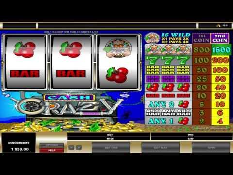 Free Cash Crazy slot machine by Microgaming gameplay ★ SlotsUp