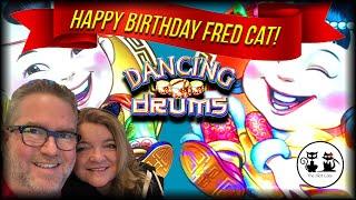 Happy Birthday Fred Cat! • 88 Fortunes • Dancing Drums ••