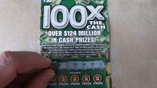 $20 Instant Lottery Scratch Off Video - 100X the Cash