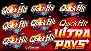 • FIRST TRY BAM!•  New QUICK HIT ULTRA PAYS slot machine BONUS and JACKPOT WIN with more SLOTS!