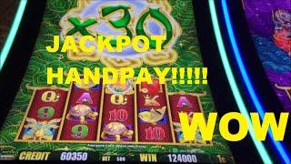 **JACKPOT** HAND PAY** 5 Dragons Gold!