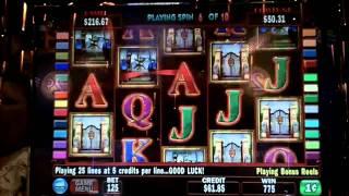 Fame and Fortune slot machine bonus win