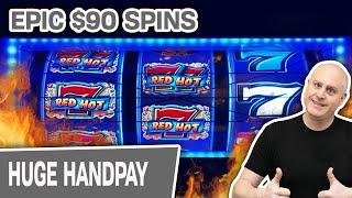 ⋆ Slots ⋆ EPIC $90 Spins on CLASSIC 3-Reel Slots ⋆ Slots ⋆ Triple Red Hot 7s