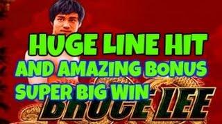 BRUCE LEE (WMS) MEGA LINE HIT & EXCELLENT SUPER WIN BONUS